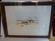 Aldo Riso incisione dipinta a mano 70 x 50