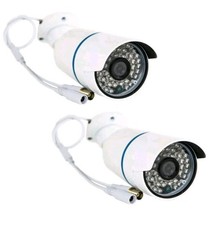 KIT 2X TELECAMERA AHD 3.6 MM 5 MPX 48 LED CCD IR PAL VIDEOSORVEGLIANZA