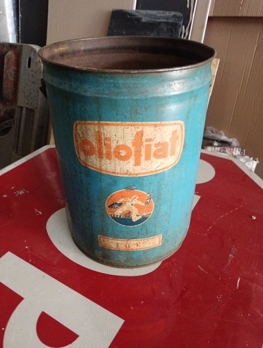 Oil tin latta - vintage, olio