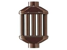 DIFFUSORE DI CALORE PORCELLANATO MARRONE ALA SMALTO CLASSIC  ø mm.100x500h.  ...