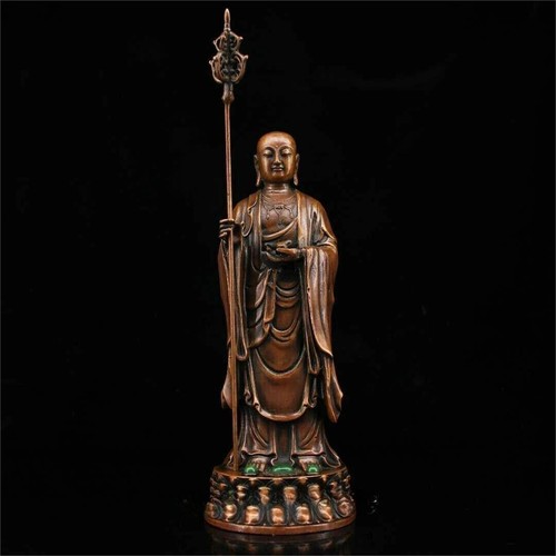 Statua gemma intarsiata rame