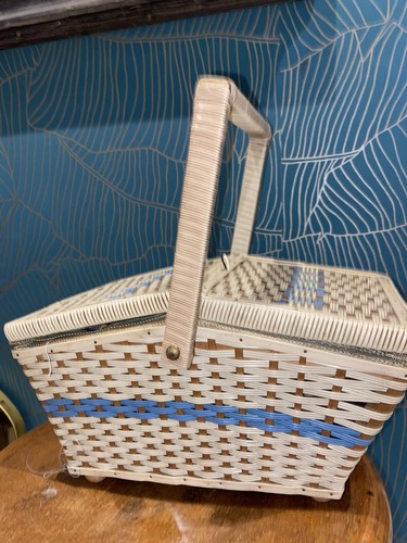 Vintage cesto porta cucito - vintage,