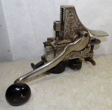 Tappo pressa sughero bottiglia vino yankee ornato vintage/antico