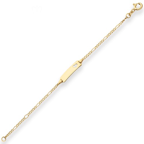 9mm bracciale con catena - bracciale, id