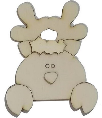 Sagoma legno renna - , 3d