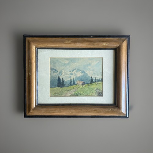 “Paesaggio con montagne e