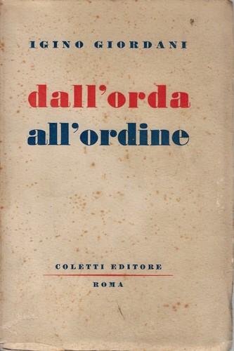Giordani igino dall - giordani,, igino..dall'orda
