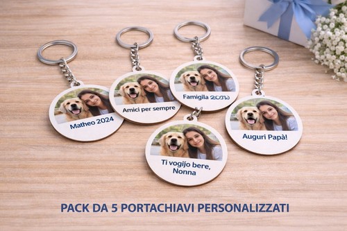 Pack 5 portachiavi - 🔑,
