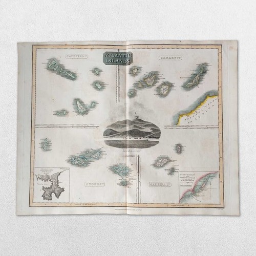 Antica mappa ottocentesca - antica,