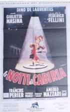 Poster Locandina Le Notti Di Cabiria Federico Fellini Giulietta Masina 55x80 cm 
