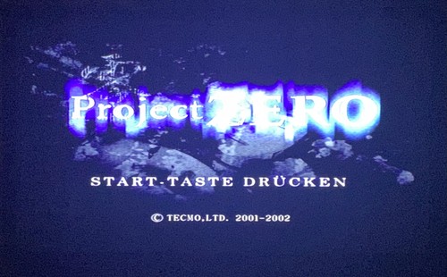 Project zero per ps2 cib - project,