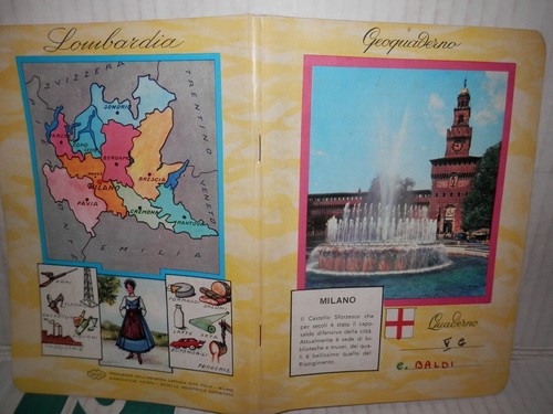 Vecchio quaderno scolastico - , di