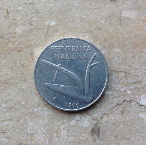 Lire 1966 italia - italia, spighe