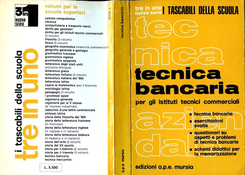 Tecnica bancaria x gli - x,
