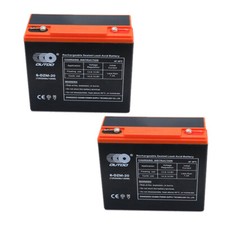 2x Batteria 12V 24Ah 6-dzm-20