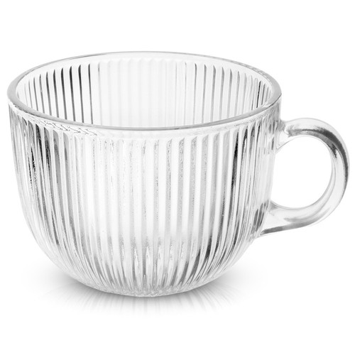 Tazza vetro scanalato - vetro,
