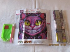 NUOVO DIAMOND ART KIT GATTO SORRIDENTE MISURA 20 x 20 cm.