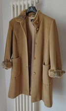 Cappotto Mantello Donna Beige