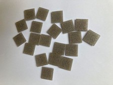 30 mattoncini mosaico 20x20 mm BISAZZA mosaico in vetro serie Le Gemme - grigio marrone