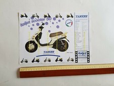 Italjet Yankee 50 1993 depliant originale scooter ITALIANO brochure