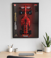 Cornice Technic Frame adatta per LEGO Ferrari SF24 42207