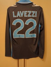 Maglia Napoli Lavezzi 2011-2012 Macron Away Authentic Football Shirt tg M