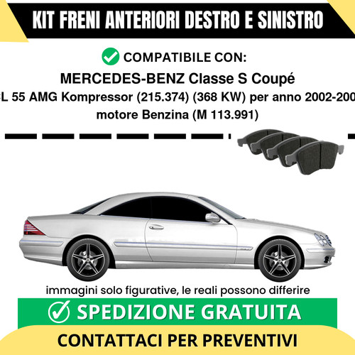 Pastiglie freno anteriori per - anteriori,