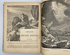 LA BIBBIA volgata A. Martini Ill. 381 incisioni Sonzogno  1890 solo II volume