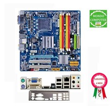 SCHEDA MADRE SOCKET 775 GIGABYTE GA-EG45M-UD2H / CPU Q8200 + LAMIERA BACK PANEL
