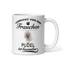 Pudel Tasse - Mug - Vorsicht