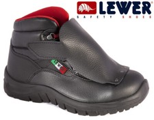 Scarpe antinfortunistica da lavoro per saldatore Lewer pelle con salva lacci S1P