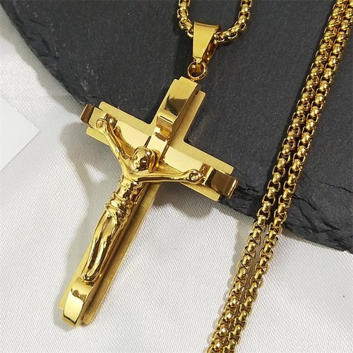 Collana croce crocifisso gesù - croce,