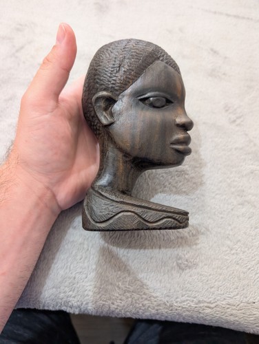 Testa busto donna africana - testa,