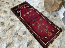 ANTICO TAPPETO DA FATTORIA CURDO PRE ANNI '90 - GEOMETRICO TRIBALE TURCO VINTAGE