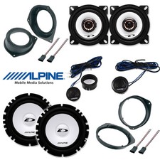 Kit 6 casse per OPEL CORSA D Alpine con adattatori e supporti