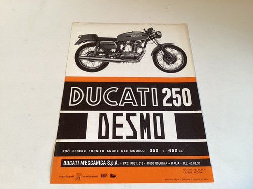 Ducati depliant doppia pagina