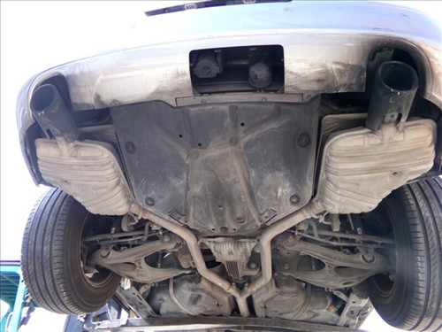 Silenciador trasero mercedes - trasero,