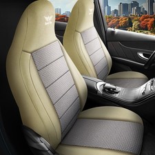 Fodere Per Sedili Auto Compatibili Con Opel Corsa In Beige-Grigio