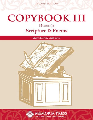 Memoria press copybook iii - memoria,