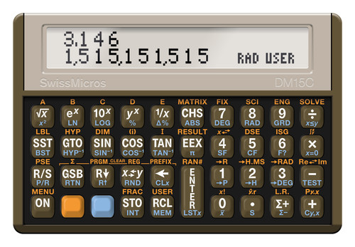 Swissmicros dm15c calcolatrice - dm15c,