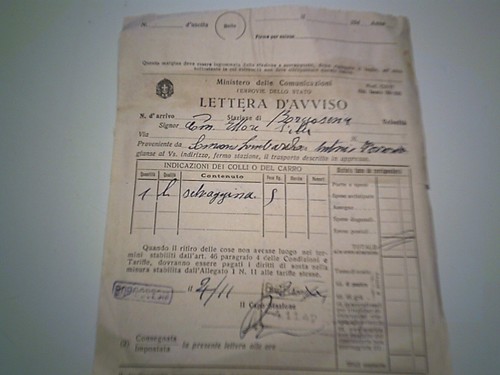 Piego viaggiato per coggiola - per,