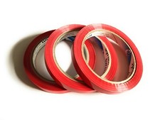 12 PEZZI NASTRO SIGILLATRICE 9 mm x 66 m ROSSO PER SIGILLA CHIUDI SACCHETTI