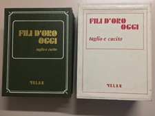Fili d'oro oggi ferri e uncinetto 4 vol. Enciclopedia dei lavori femminili Veler