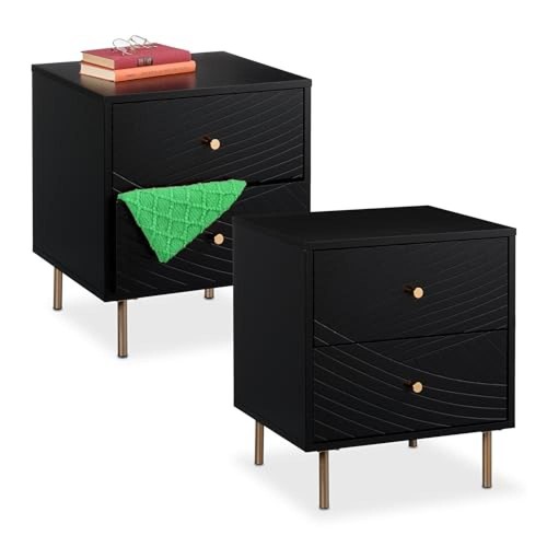 Relaxdays comodini - set, 2)