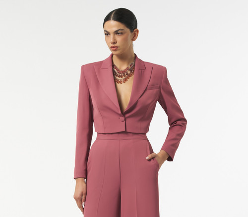 Giacca crop donna elegante - giacca,