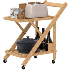 HOMCOM Carrello Portavivande