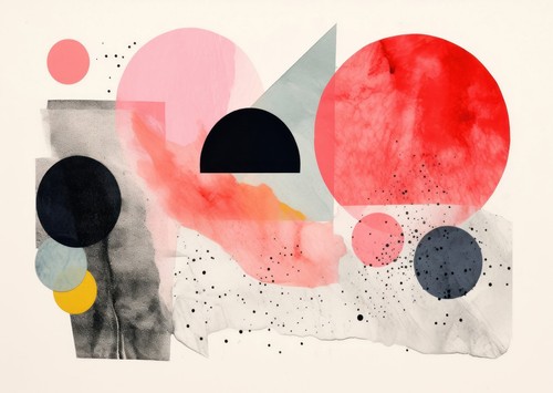Poster moderno astratto