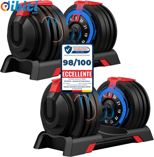 24kg manubri regolabili a - 24kg,