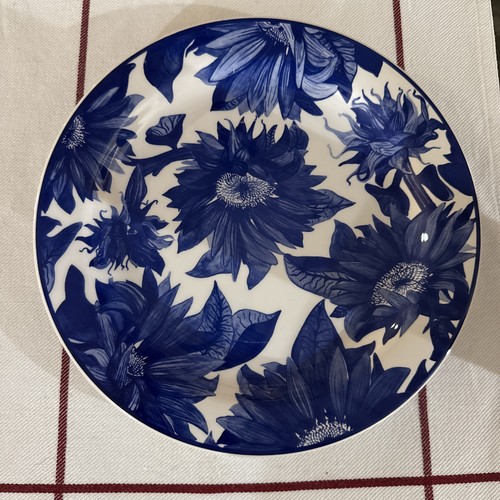 Piatto vintage blu bianco - blu,