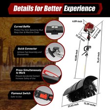 Scopa a motore benzina 2,3 CV